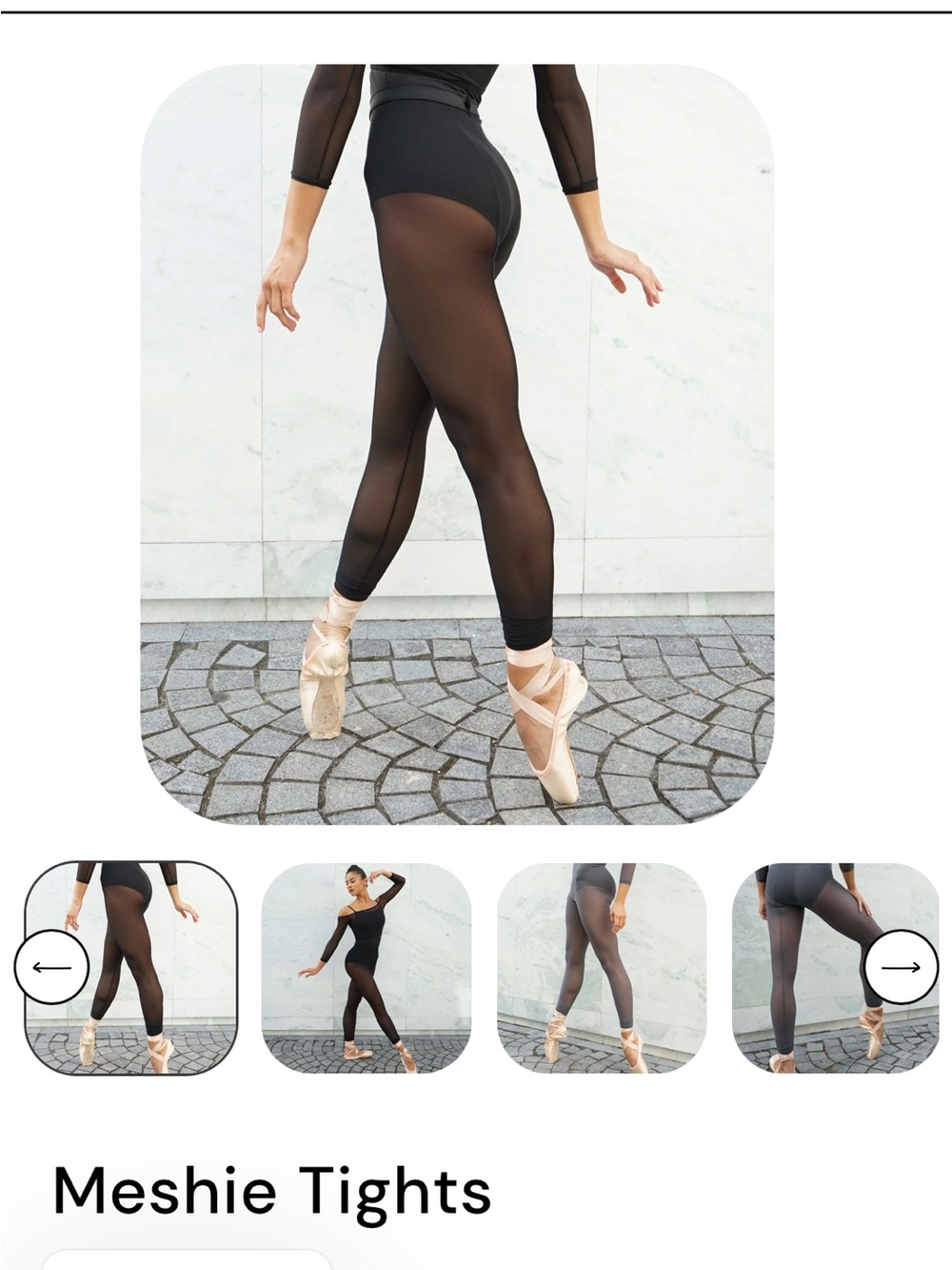 Meshie Tights - Sheer Dance Tights
